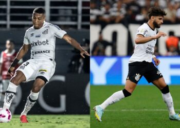 Santos e Corinthians pelo Campeonato Brasileiro (Crédito: Flickr Santos/ Ivan Storti / Getty Images)