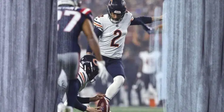 Com grande atuação de Cairo Santos, Chicago Bears supera New England Patriots (Crédito: NFL Brasil/Reprodução)