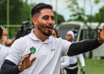 O Manaus FA anunciou nesta semana a renovação com o head coach Rodrigo Rios (Crédito: Divulgação)