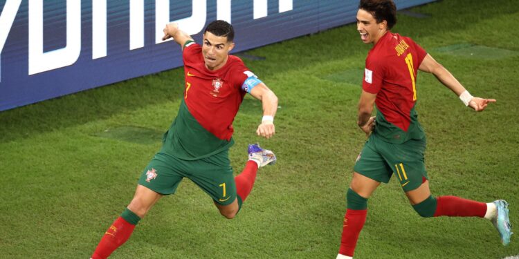 Com recorde de CR7, Portugal vence na estreia da Copa do Mundo (Crédito: Getty Images)