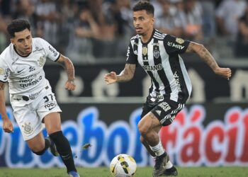 Corinthians x Atlético-MG em campo pelo Brasileirão 2022 (Crédito: Pedro Souza/Atlético/Flickr)