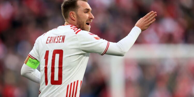 Eriksen é um dos principais nomes e um dos que mais chamam atenção para o jogo entre Dinamarca x Tunísa (Crédito: GettyImages)