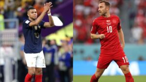 França x Dinamarca na Copa do Mundo 2022 (Crédito: Getty Images)
