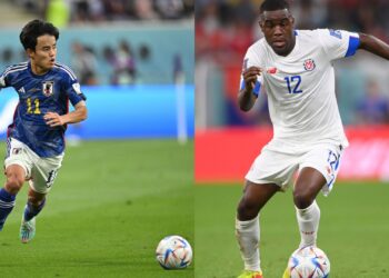 Japão e Costa Rica pela Copa do Mundo (Crédito: Getty Images)