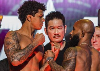 Confronto está 1 a 1 (Crédito: ONE Championship)