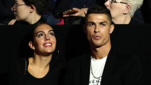 Cristiano Ronaldo e sua noiva, Georgina Rodríguez (Crédito: Getty Images)