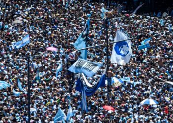 Festa argentina tomou índices impressionantes nesta terça-feira (Crédito: Getty Images)