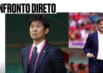 Japão x Croácia acontece nesta segunda-feira, 05 (Crédito: Reprodução / One Football)