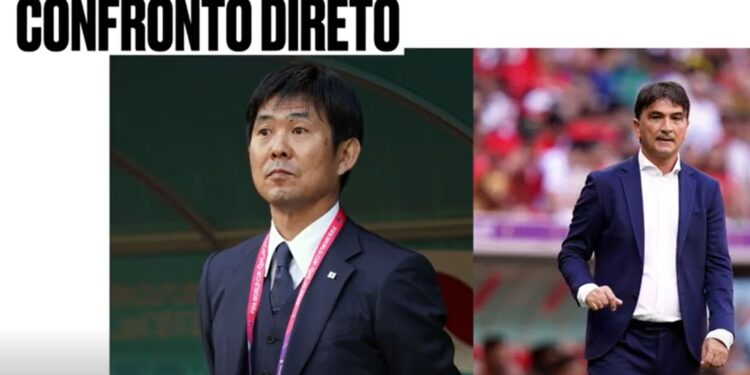 Japão x Croácia acontece nesta segunda-feira, 05 (Crédito: Reprodução / One Football)