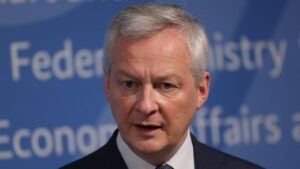 Bruno Le Maire fez reclamações da festa argentina após a Copa do Mundo (Crédito: Getty Images)