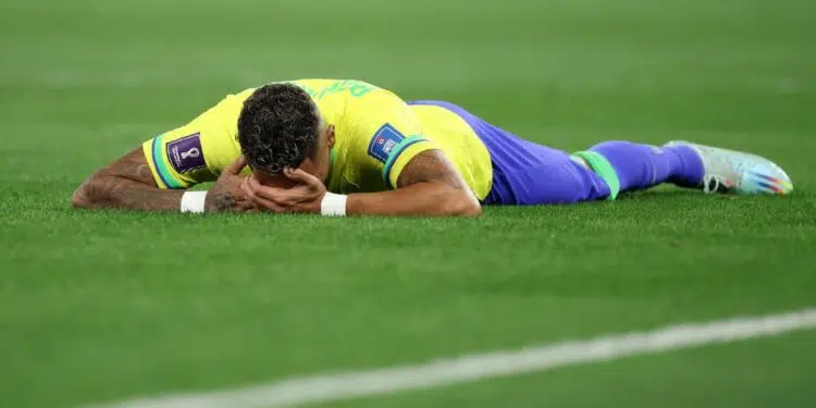 Tite foi questionado pelo web com a insistência por Raphinha na escalação do Brasil (Crédito: GettyImages)
