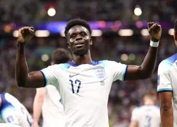 Saka viralizou nas redes sociais (Crédito: Getty Images)