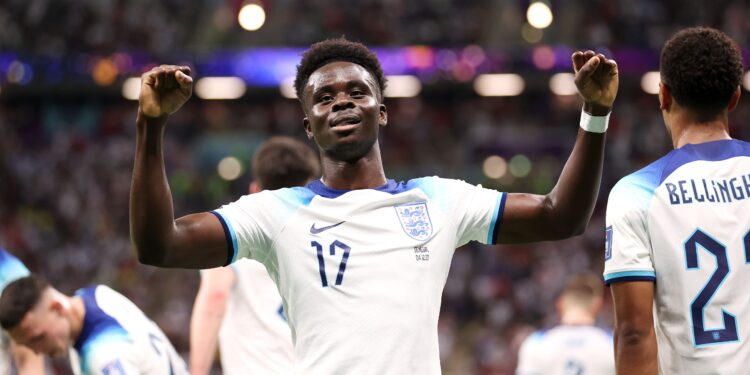 Saka viralizou nas redes sociais (Crédito: Getty Images)