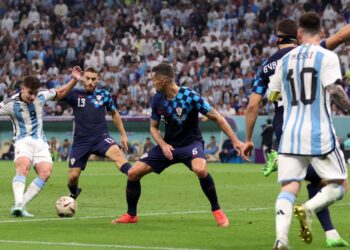 Argentina encaminhou vaga na grande final da Copa do Mundo (Crédito: GettyImages)