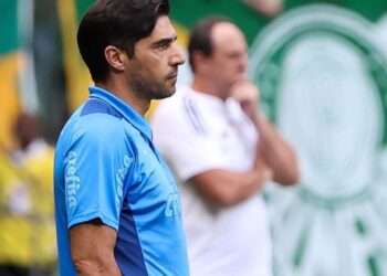 Abel Ferreira, do Palmeiras, elogia Rogério Ceni, do São Paulo (Crédito: Cesar Greco/SE Palmeiras/Flickr)