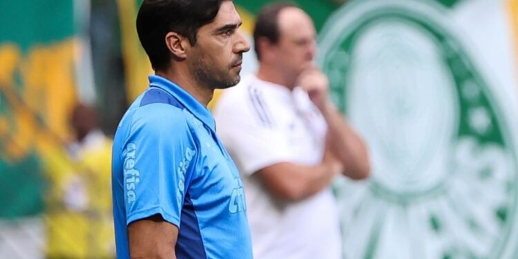 Abel Ferreira, do Palmeiras, elogia Rogério Ceni, do São Paulo (Crédito: Cesar Greco/SE Palmeiras/Flickr)