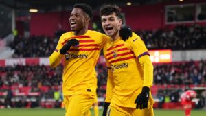 Pedri resolve, e Barcelona vence Girona no Espanhol (Crédito: GettyImages)