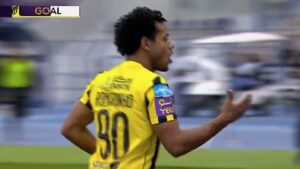 Romarinho marca contra CR7 (Crédito: Reprodução SSC)