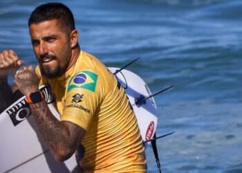 Atual campeão, Filipe Toledo mira o segundo título da WSL (Crédito: GettyImages)