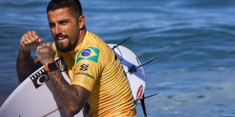 Atual campeão, Filipe Toledo mira o segundo título da WSL (Crédito: GettyImages)