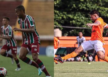 Fluminense e Nova Iguaçu fazem duelo no Maracanã nesta terça-feira (Crédito: Marcelo Gonçalves/FFC e Vitor Melo/NIFC)