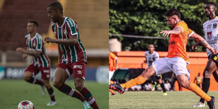 Fluminense e Nova Iguaçu fazem duelo no Maracanã nesta terça-feira (Crédito: Marcelo Gonçalves/FFC e Vitor Melo/NIFC)