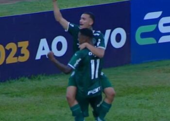 Palmeiras goleia Sampaio Correa e se classifica na Copinha (Crédito: Reprodução / SporTV)
