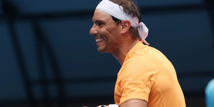Rafael Nadal teve sua raquete roubada durante sua estreia no Australian Open (Crédito: GettyImages)
