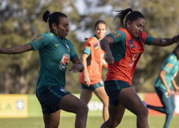 Após apresentação, Seleção Feminina treina nos Estados Unidos (Crédito: Thais Magalhães / CBF)