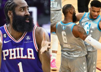 James Harden está fora do All-Star Game 2023 na NBA (Crédito: Getty Images)