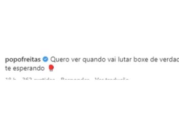 Popó desafiou Aldo para uma luta no ringue de boxe (Crédito: Reprodução/Instagram)