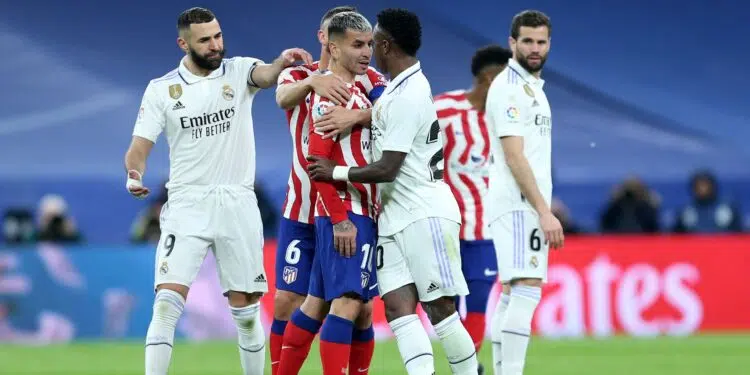 Real Madrid e Atlético pelo Campeonato Espanhol (Crédito: Getty Images)