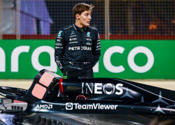 George Russell, piloto da Mercedes na F1 (Crédito: Getty Images)