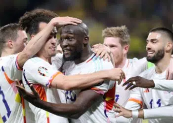 Lukaku foi o dono do show da Bélgica diante da Suécia (Crédito: Getty Images)