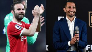 Juan Mata e Giorgio Chiellini (E/D) (Crédito: Getty Images)