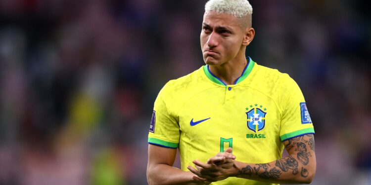 Richarlison lembra da eliminação na Copa do Mundo (Crédito: Getty Images)