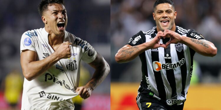 Santos x Atlético-MG: saiba onde assistir ao duelo do Brasileirão (Crédito: GettyImages)