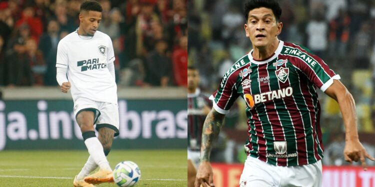Botafogo x Fluminense será disputado no Brasileirão 2023 (Crédito: Vitor Silva/Botafogo/Mailson Santana/Fluminense/Flickr)