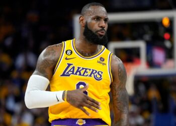 LeBron James, do Los Angeles Lakers, na NBA (Crédito: Getty Images)