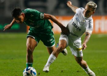 Soteldo, jogador do Santos (à direita) (Crédito: Getty Images)