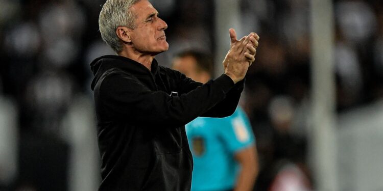 Luís Castro, técnico do Botafogo (Crédito: Thiago Ribeiro/Botafogo)