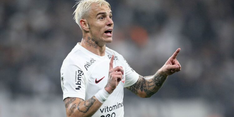 Roger Guedes abriu o jogo sobre a classificação do Corinthians na Copa do Brasil contra o Atlético-MG (Crédito: Rodrigo Coca/Agência Corinthians)