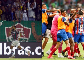 Fluminense e Bahia pelo Brasileirão (Crédito: Getty Images / Flickr Bahia / Felipe Oliveira)