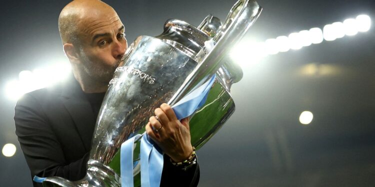 Guardiola conquista tríplice coroa e atinge marcas históricas (Crédito: Reuters/ MOLLY DARLINGTON)