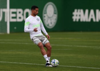 Murilo, do Palmeiras, volta a treinar após lesão: “Momento muito difícil” (Crédito: Cesar Greco / Palmeiras)