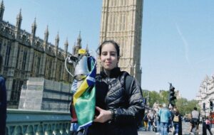 Cecilia é campeã mundial de FIFA feminino (Crédito: Reprodução/Twitter)