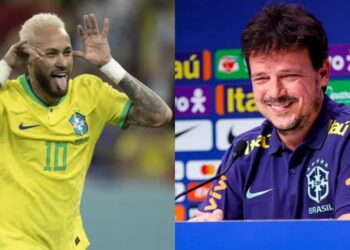 Fernando Diniz, técnico interino da seleção brasileira, elogiou Neymar Jr. (Crédito: Divulgação Lucas Figueiredo e Rodrigo Ferreira / CBF)