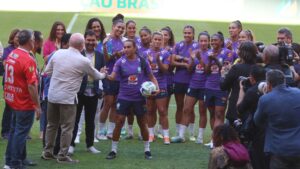 Lula visita treino do Brasil antes da Copa do Mundo Feminina (Crédito: Valter Campanato/ Agência Brasil/ Fotos Públicas)