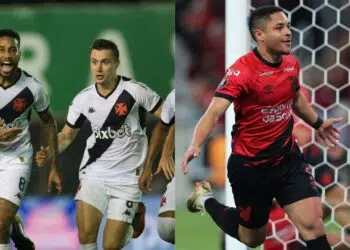 Vasco e Athletico-PR pelo Brasileirão (Crédito: Flickr Vasco / Daniel Ramalho / Getty Images)