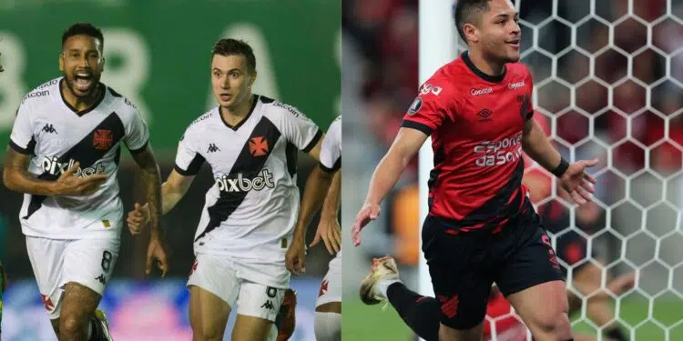 Vasco e Athletico-PR pelo Brasileirão (Crédito: Flickr Vasco / Daniel Ramalho / Getty Images)